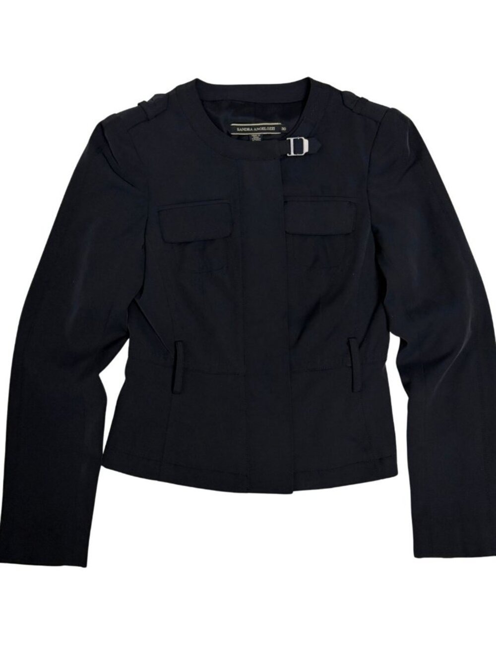 SANDRA ANGELOZZI Jacket Blazer Designer Business Casual Coat Womens XS